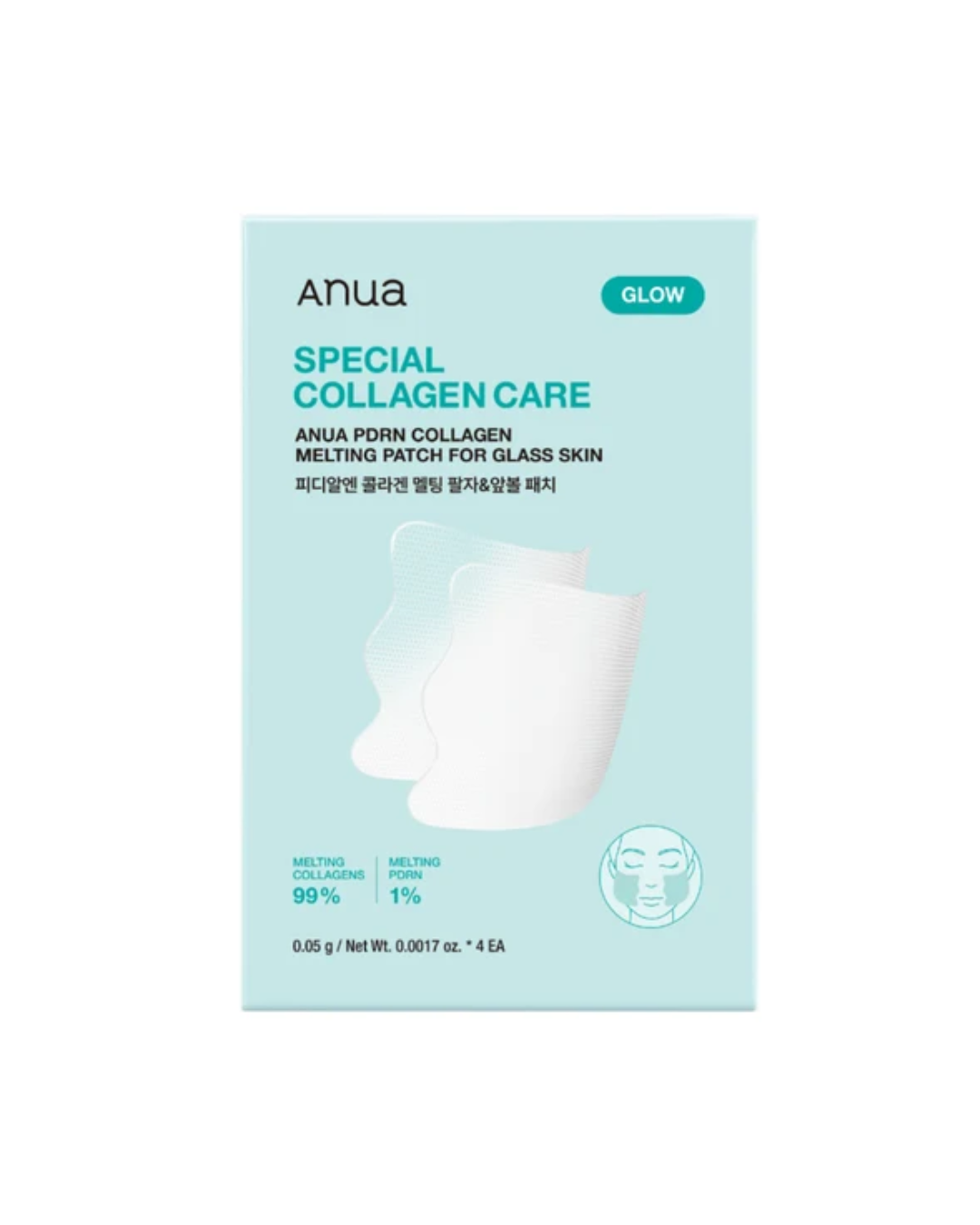 ANUA - PDRN COLLAGEN MELTING PATCH FOR GLASS SKIN (4EA)