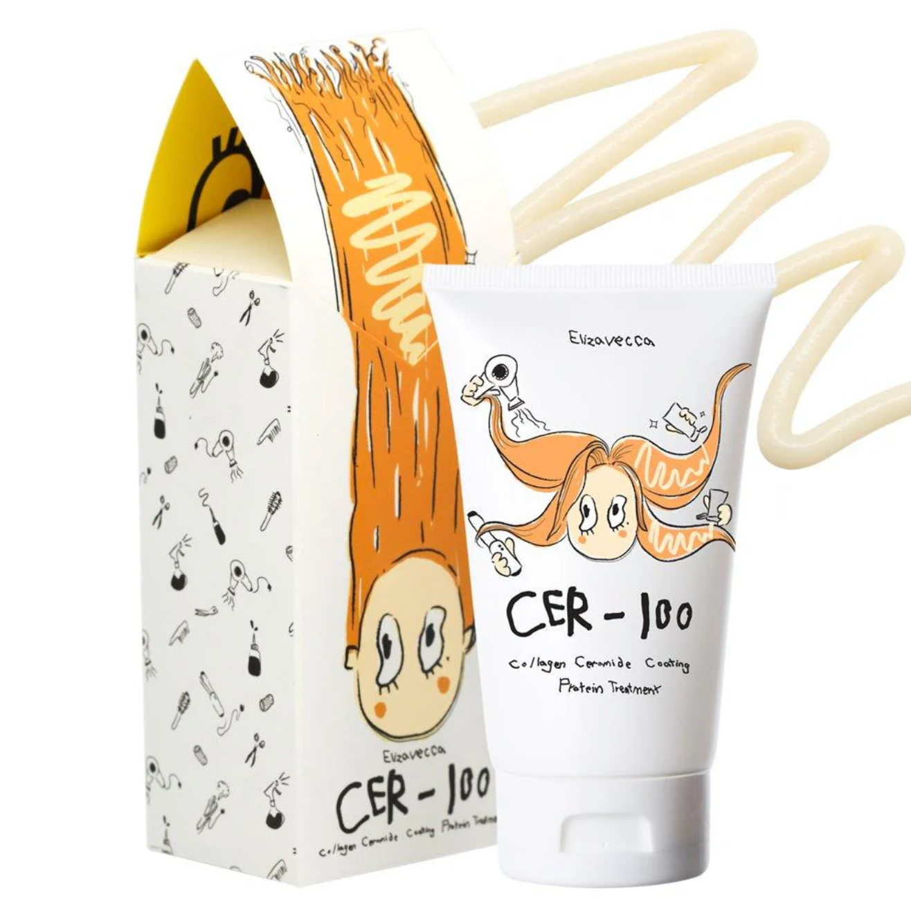 Cer-100 - Milky Piggy Collagen Ceramide Coating Protein Treatment 100ml
