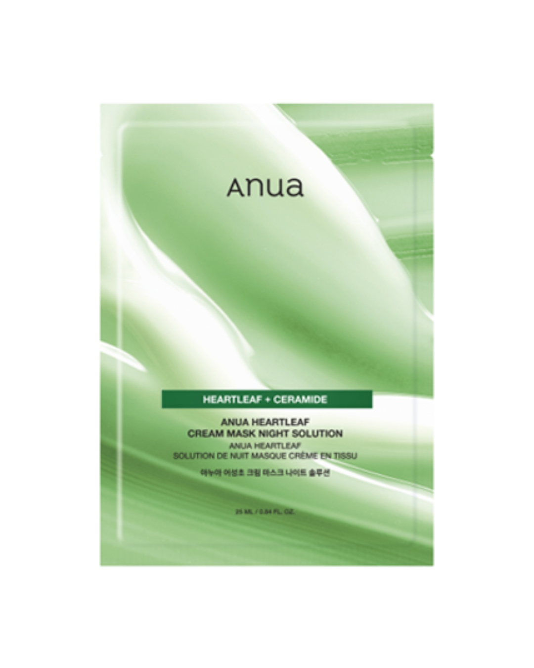ANUA - [1EA] HEARTLEAF CREAM SHEET MASK NIGHT SOLU