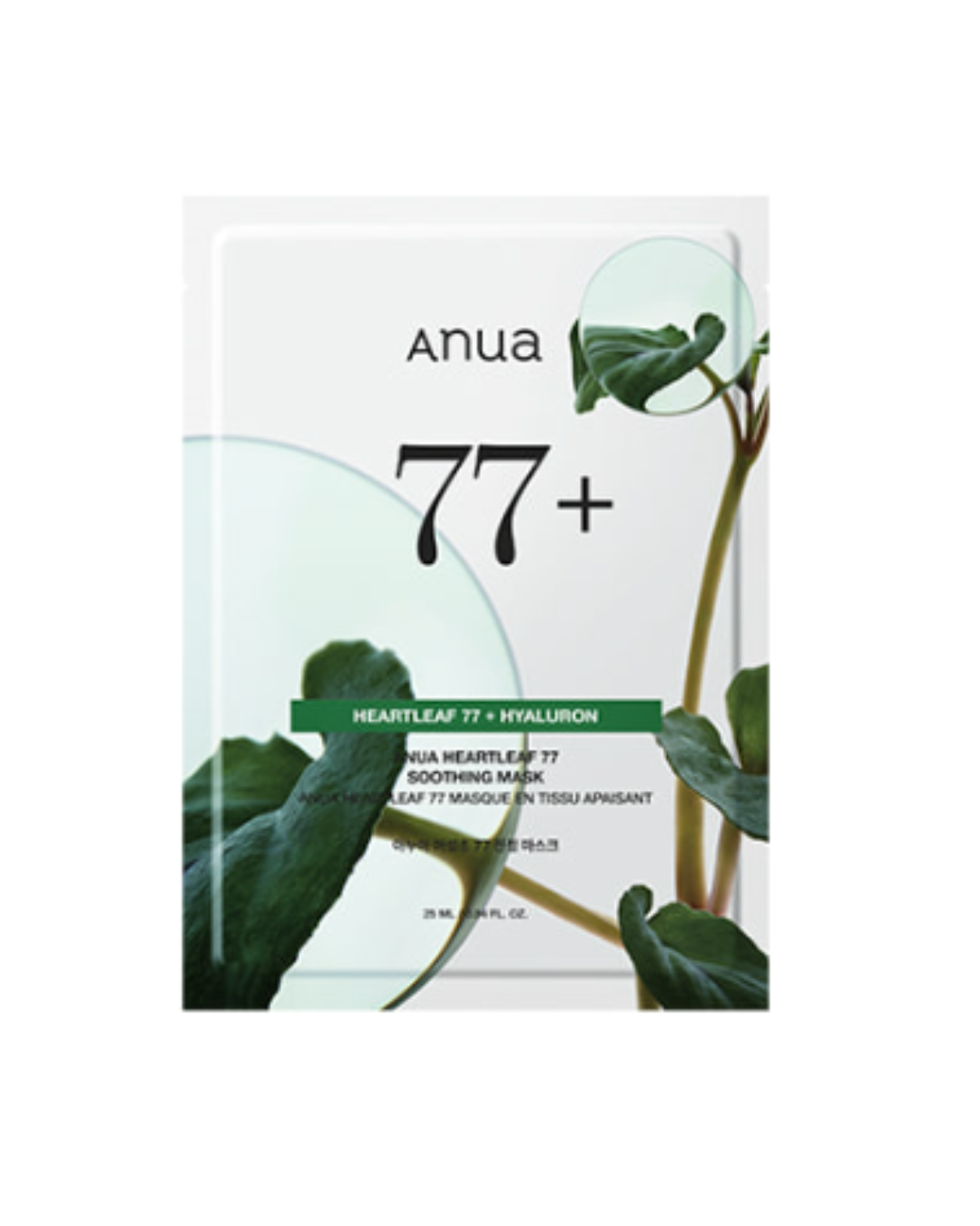 ANUA - [1EA] HEARTLEAF 77% SOOTHING SHEET MASK
