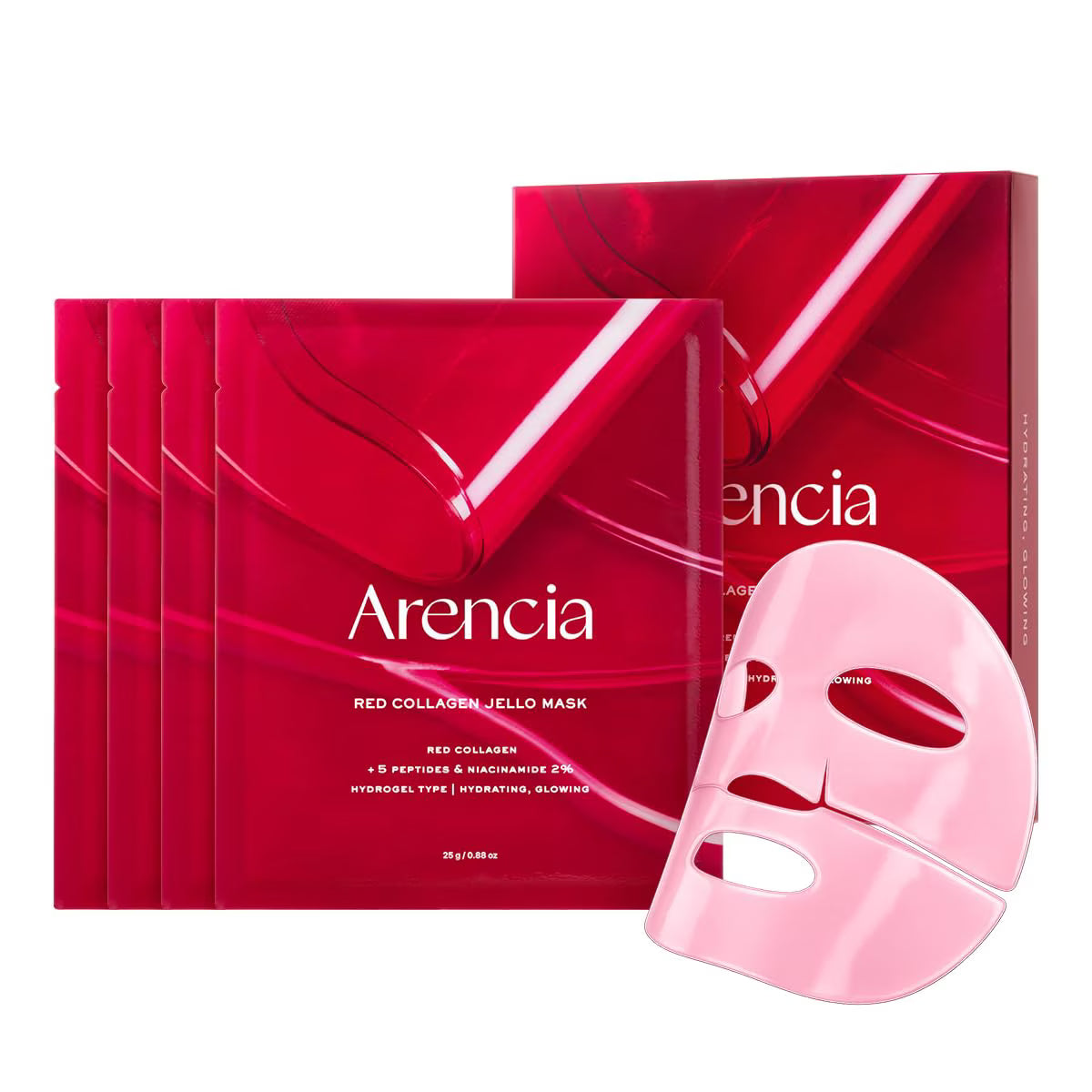 Arencia - Red Collagen Jello Mask 4pz