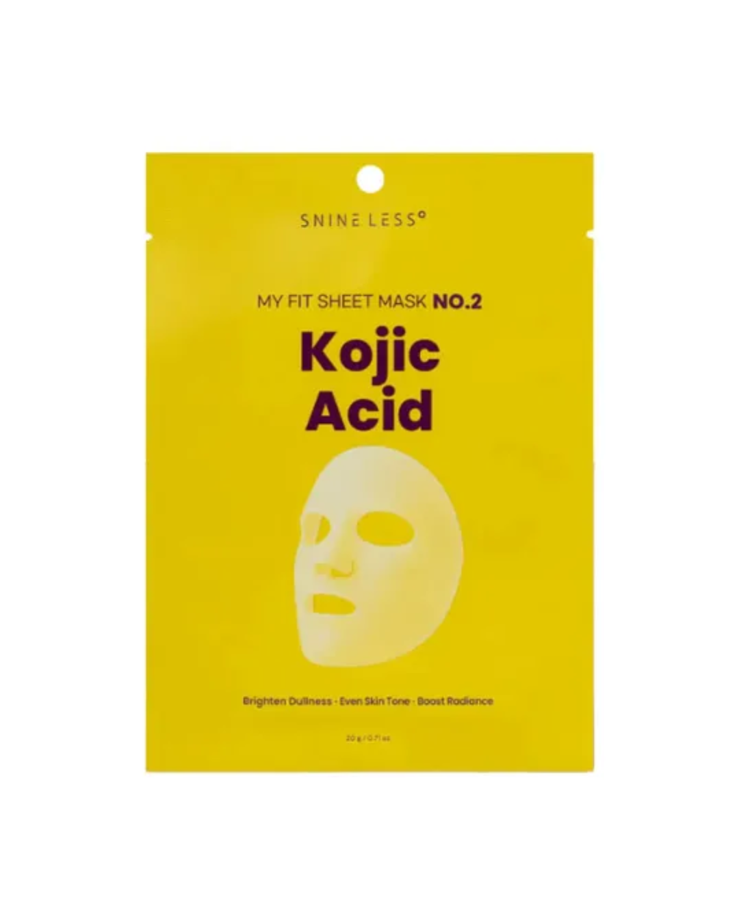 Nine Less - My Fit Sheet Mask, Kojic Acid