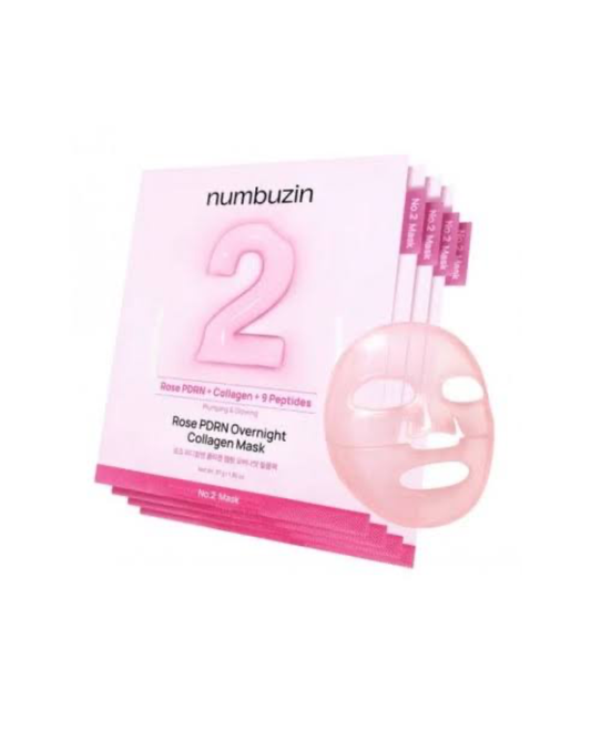 Numbuzin - Rose PDRN Overnight Collagen Mask 4pz