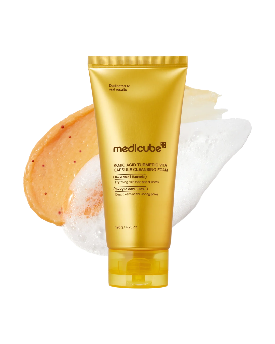Medicube - Kojic Acid Turmeric Vita Capsule Cleansing Foam